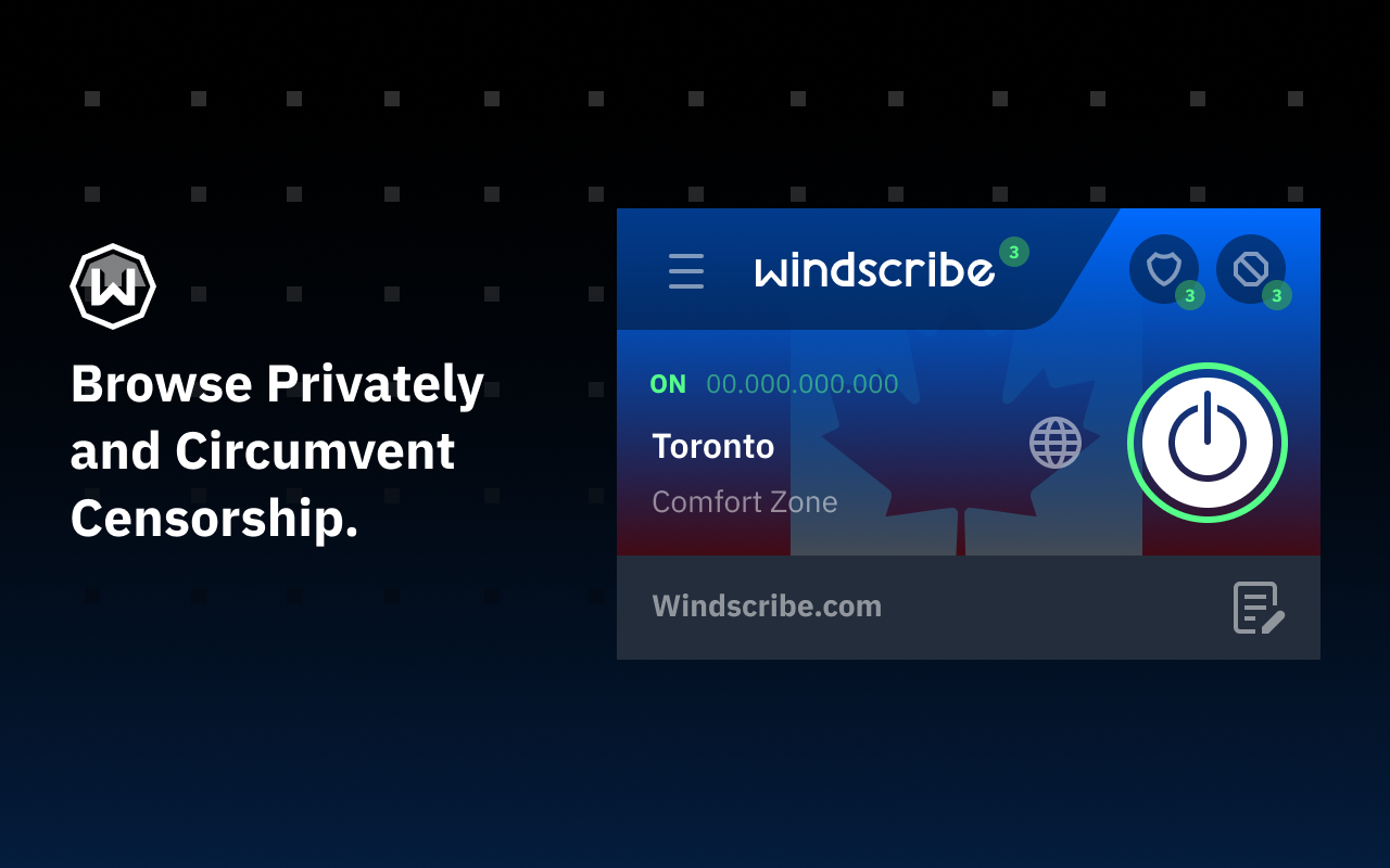 Free VPN For Chrome - VPN Extension - Windscribe的项目媒体 2（屏幕截图）
